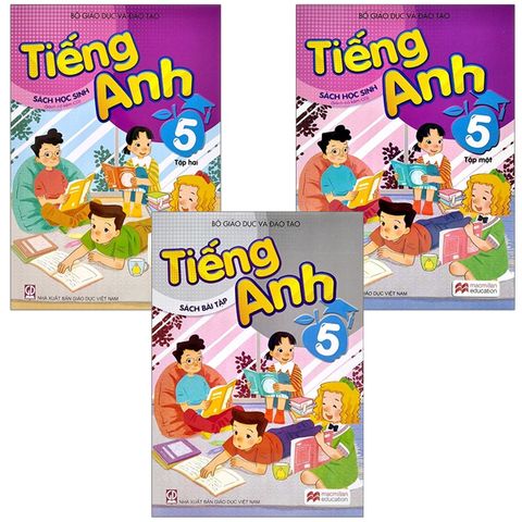 Tiếng Anh lớp 5 - Bộ 3 cuốn