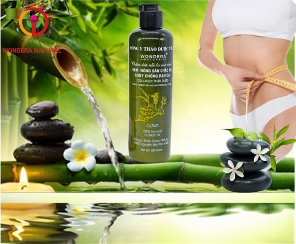 Kem nóng săn chắc body chống rạn da collagen thảo dược 300G