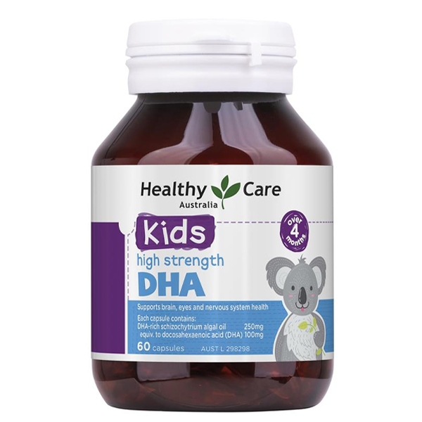 Vitamin bổ sung DHA cho bé Healthy Care (60 viên) (4M+)