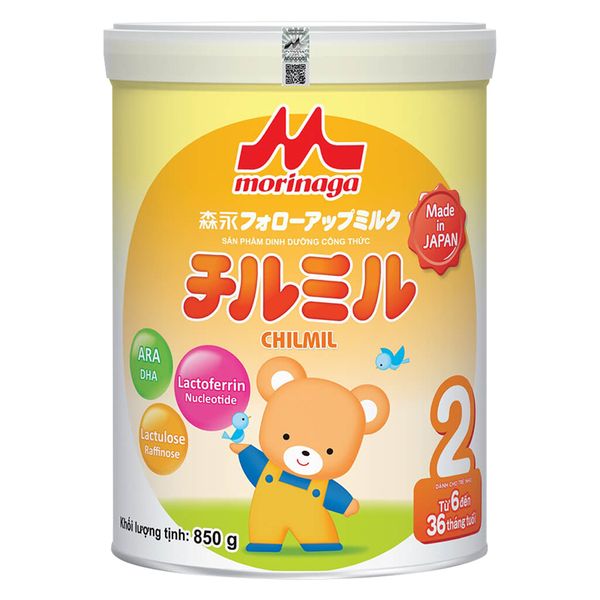Sữa Morinaga số 2 (6-36 tháng) - 850g