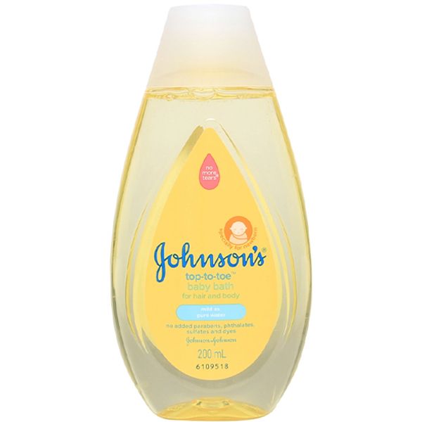 Sữa tắm gội cho bé Johnson Cottontouch 200ml