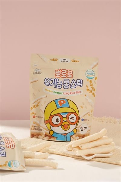 Bánh hữu cơ gạo lứt Pororo 25g