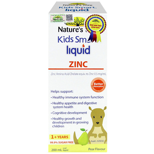 Kẽm cho bé Nature's Way Zinc (dạng nước)