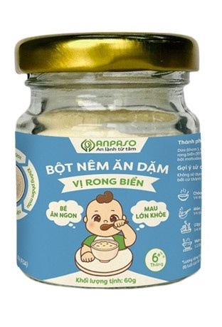 Bột nêm ăn dặm Anpaso vị rong biển 6M+