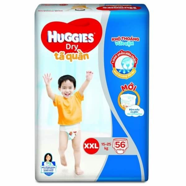 Bỉm Huggies quần XXL56 (15-25kg)