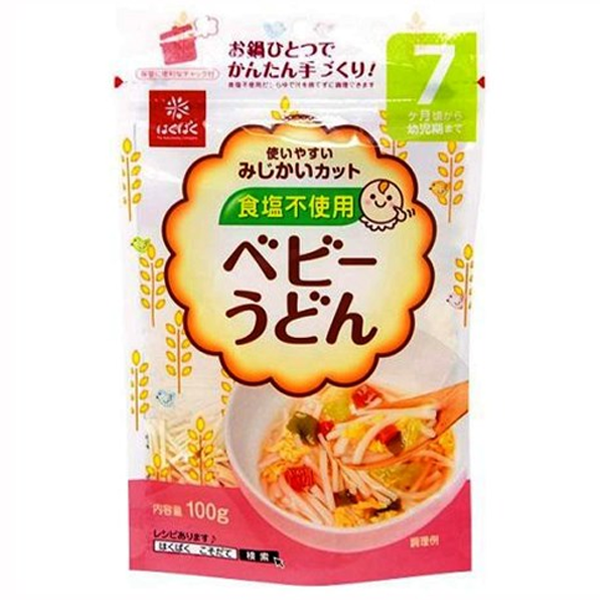 Mỳ Udon tách muối Hakubaku Nhật 7+ 100g