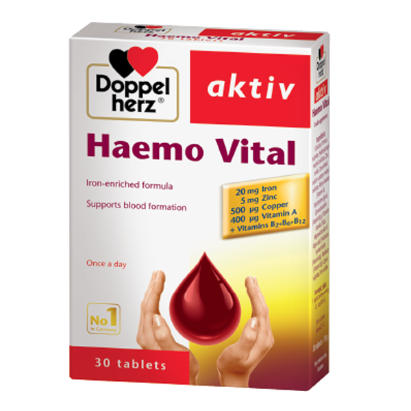 Sắt cho mẹ Doppelherz Haemo Vital (30 viên)