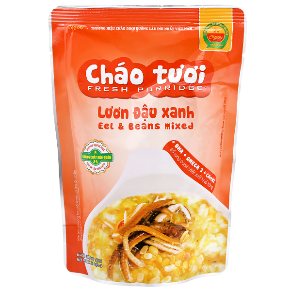 Cháo tươi Cây Thị vị lươn đậu xanh