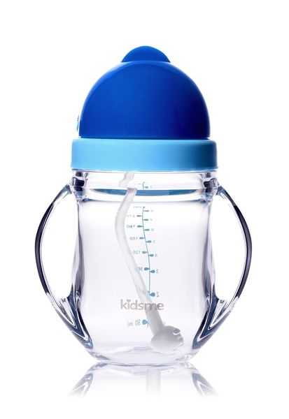 Bình uống nước tritan kidsme (300ml) - Màu xanh dương, 9876