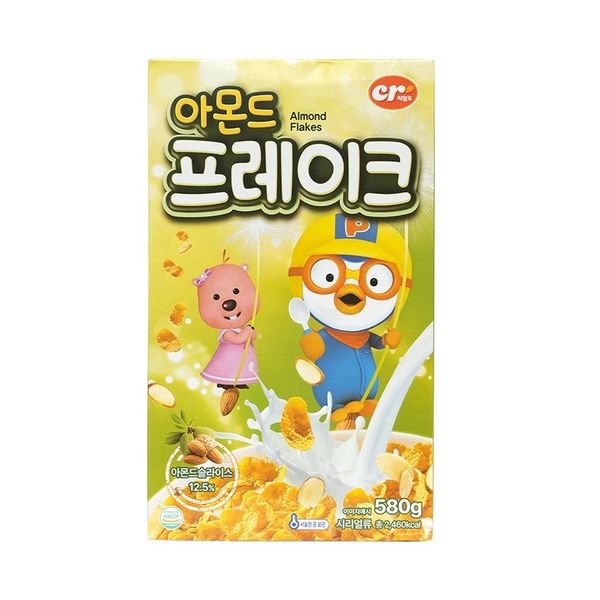 Ngũ cốc hạnh nhân Pororo dinh dưỡng từ Hàn Quốc cho bé hộp 580g