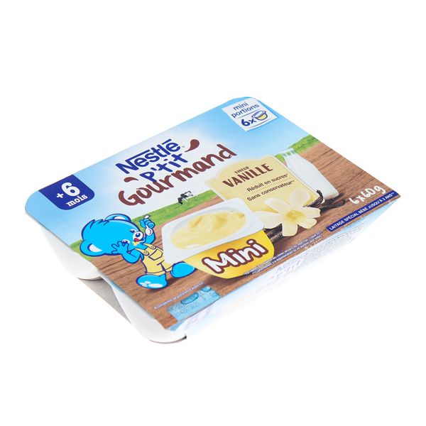 Váng sữa Nestle Pháp vị vani – 60g x 6 hộp (6m+)