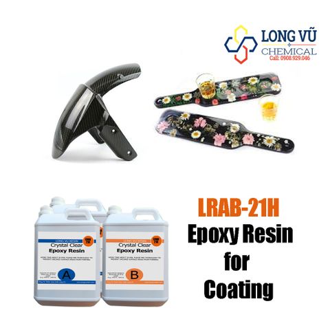  Epoxy Resin Phủ Bề Mặt LRAB-21H -  Đổ Mặt Bàn, Phủ Carbon Fiber 