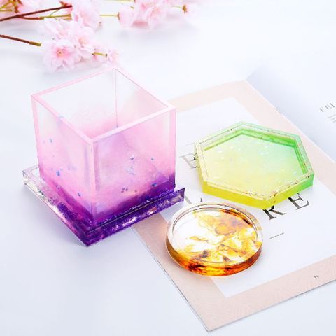  Khuôn resin làm miếng lót ly - coasters 