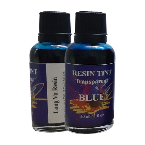  Màu Pha Epoxy Resin Tint Trong Suốt - Lọ 30ml - Xanh Biển- BLUE 