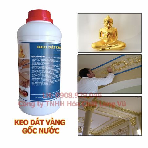  Keo Dát Vàng Chuyên Dụng Gốc Nước Chuyên Dát Đồ Kim Loại, Gỗ, Nhựa  Như Tượng Phật, Đồ Thờ, Phào Chỉ 