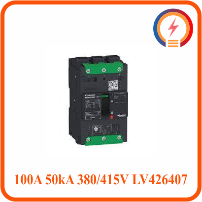 MCCB 3P 100A 50kA 380/415V LV426407 Schneider
