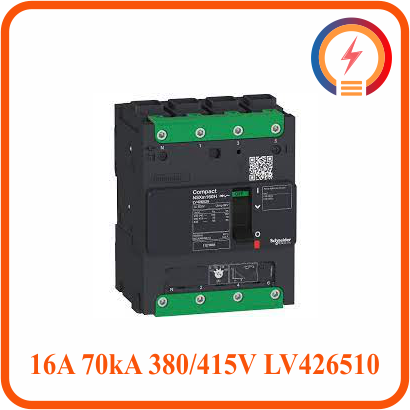 MCCB 4P 16A 70kA 380/415V LV426510 Schneider