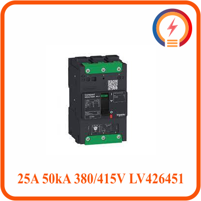 MCCB 3P 25A 50kA 380/415V LV426451 Schneider