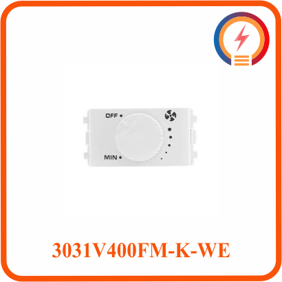  Công Tắt Điều Chỉnh Tốc Độ Quạt 3031V400FM_K_WE Concept Schneider 