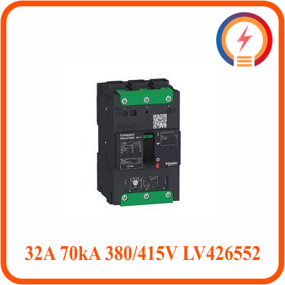 MCCB 3P 32A 70kA 380/415V LV426552 Schneider