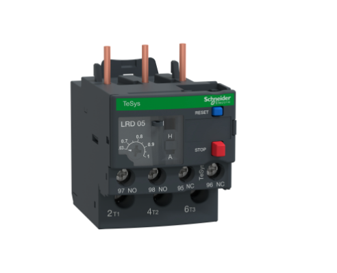 Rơle Nhiệt Tesys Loại D LRD05 (0.63-1)A Schneider