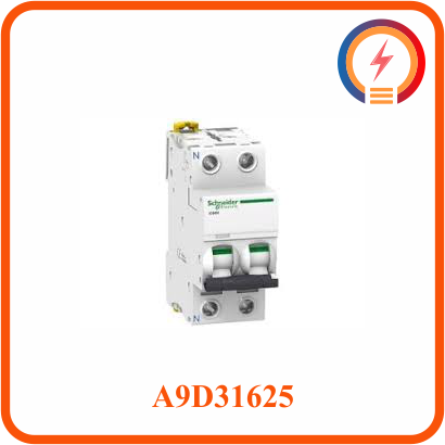  RCBO 1P+N 25A 6kA 30mA A9D31625 Schneider 