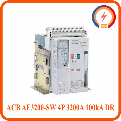  Máy Cắt ACB AE3200-SW 4P 3200A 100kA DR Mitsubishi 