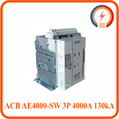  Máy Cắt ACB AE4000-SW 3P 4000A 130kA FIX Mitsubishi 