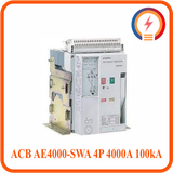  Máy Cắt ACB AE4000-SWA 4P 4000A 100kA FIX Mitsubishi 