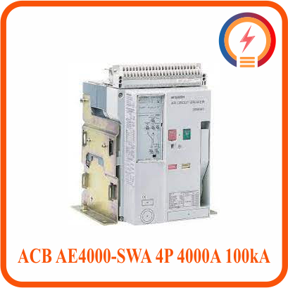  Máy Cắt ACB AE4000-SWA 4P 4000A 100kA FIX Mitsubishi 