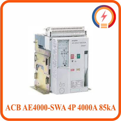  Máy Cắt ACB AE4000-SWA 4P 4000A 85kA FIX Mitsubishi 