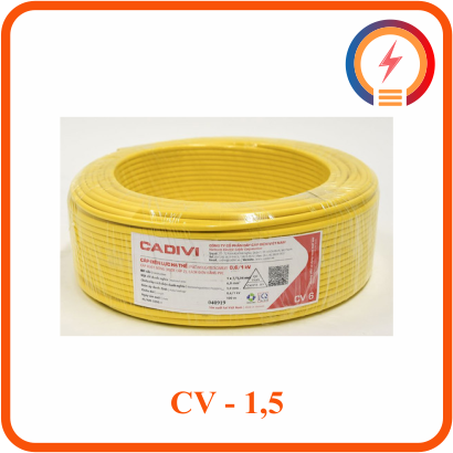  Dây điện lực hạ thế Cadivi CV - 1,5 - 0,6/1kV 