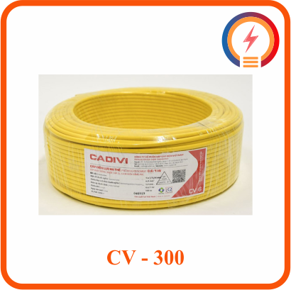  Dây điện lực hạ thế Cadivi CV - 300 - 0,6/1kV 