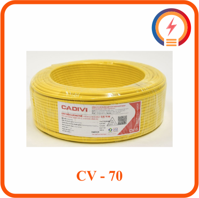  Dây điện lực hạ thế Cadivi CV - 70 - 0,6/1kV 