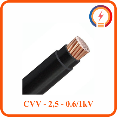  Dây Cadivi CVV - 2.5 - 0.6/1kV 