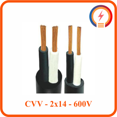  Dây Cadivi CVV - 2x14 - 600V 