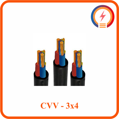  Cáp điện lực hạ thế Cadivi CVV - 3x4 - 300/500V 