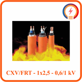  Cáp chậm cháy Cadivi CXV/FRT - 1x2,5 - 0,6/1 kV 