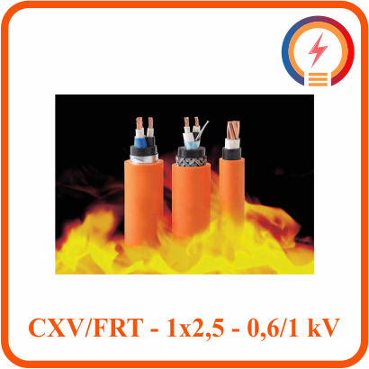  Cáp chậm cháy Cadivi CXV/FRT - 1x2,5 - 0,6/1 kV 