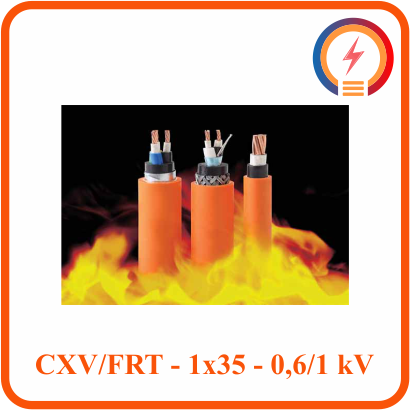  Cáp chậm cháy Cadivi CXV/FRT - 1x35 - 0,6/1 kV 