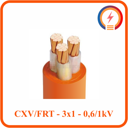  Cáp chậm cháy Cadivi CXV/FRT - 3x1 - 0,6/1 kV 