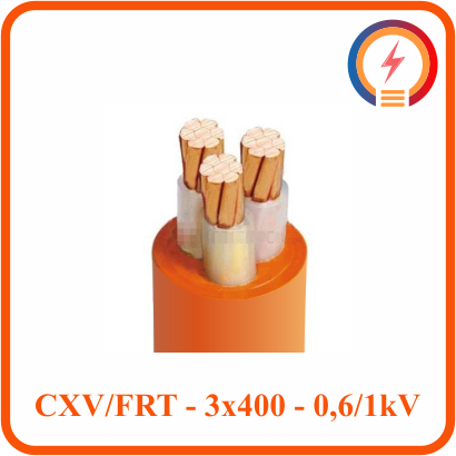  Cáp chậm cháy Cadivi CXV/FRT - 3x400 - 0,6/1 kV 