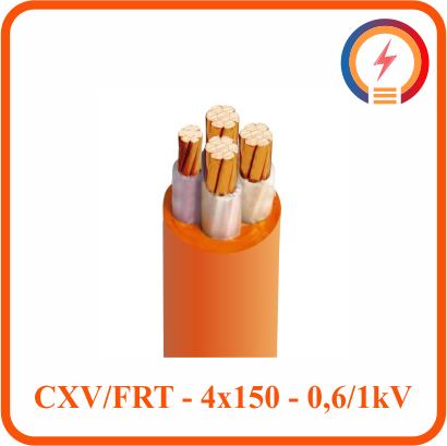  Cáp chậm cháy Cadivi CXV/FRT - 4x150 - 0,6/1 kV 