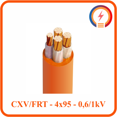  Cáp chậm cháy Cadivi CXV/FRT - 4x95 - 0,6/1 kV 