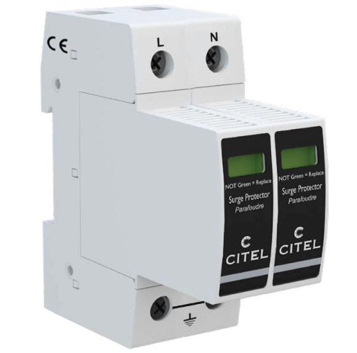 Cắt sét 1 pha (2P, Type 1+2, Iimp 12.5kA , Imax 50kA) DAC1-13-20-275