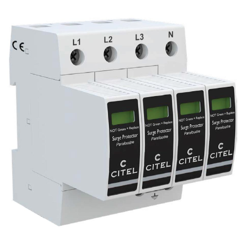 Thiết bị cắt sét 3 pha DAC1-13-40-275 (4P, Type 1+2, 12.5kA / 50kA)