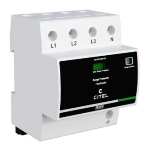 Chống sét 3 pha tích hợp đếm sét (Type 1+2+3, 25kA+ 100kA) DACN1-25CVGS-31-275/SC