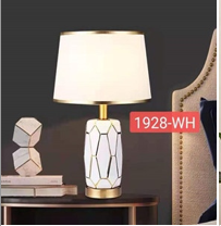 Đèn Bàn Hiện Đại Gốm Trắng 1928WH