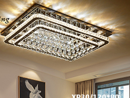 Đèn Mâm Chữ Nhật Pha Lê XP30-1200-800 (F518)