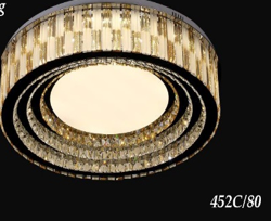 Đèn Mâm Pha Lê Tròn 452C-800